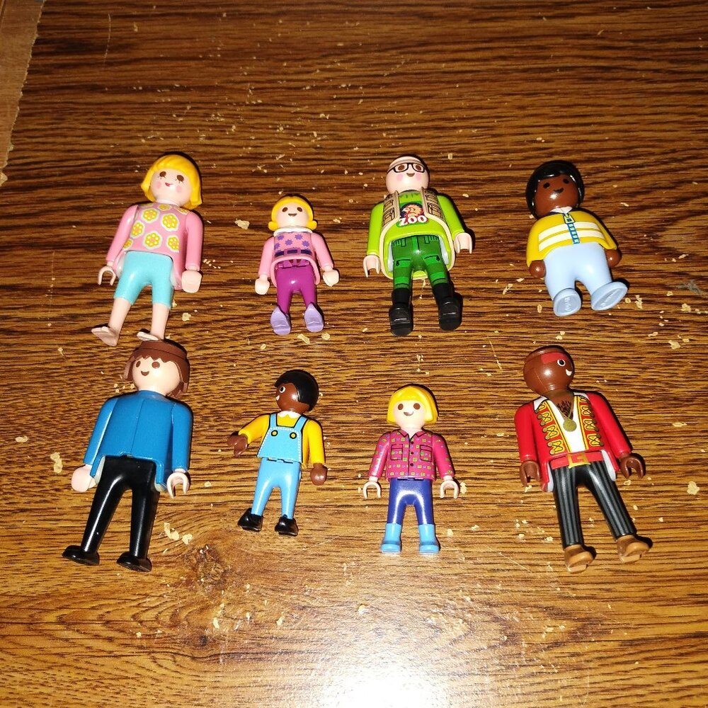 Playmobil Set of 8 Mixed People / Figures